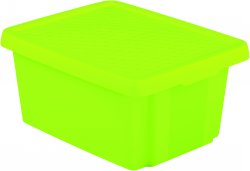 CURVER Essentials Úložný box s víkem Zelená 20l