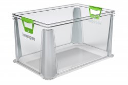 Keeeper Eurobox s měkkými úchyty luis, transparentní 64L
