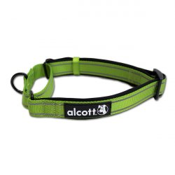 Alcott Reflexní obojek pro psy Martingale zelený velikost S