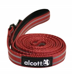 Alcott Reflexní vodítko pro psy červené velikost L