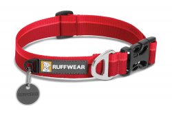 Ruffwear obojek pro psy, Hoopie Dog Collar, červený, velikost S