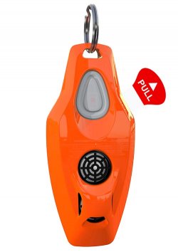 ZeroBugs Plus Ultrazvukový odpuzovač klíšťat a blech pro lidi, oranžový