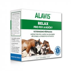 ALAVIS Relax pro psy a kočky 20 kapslí