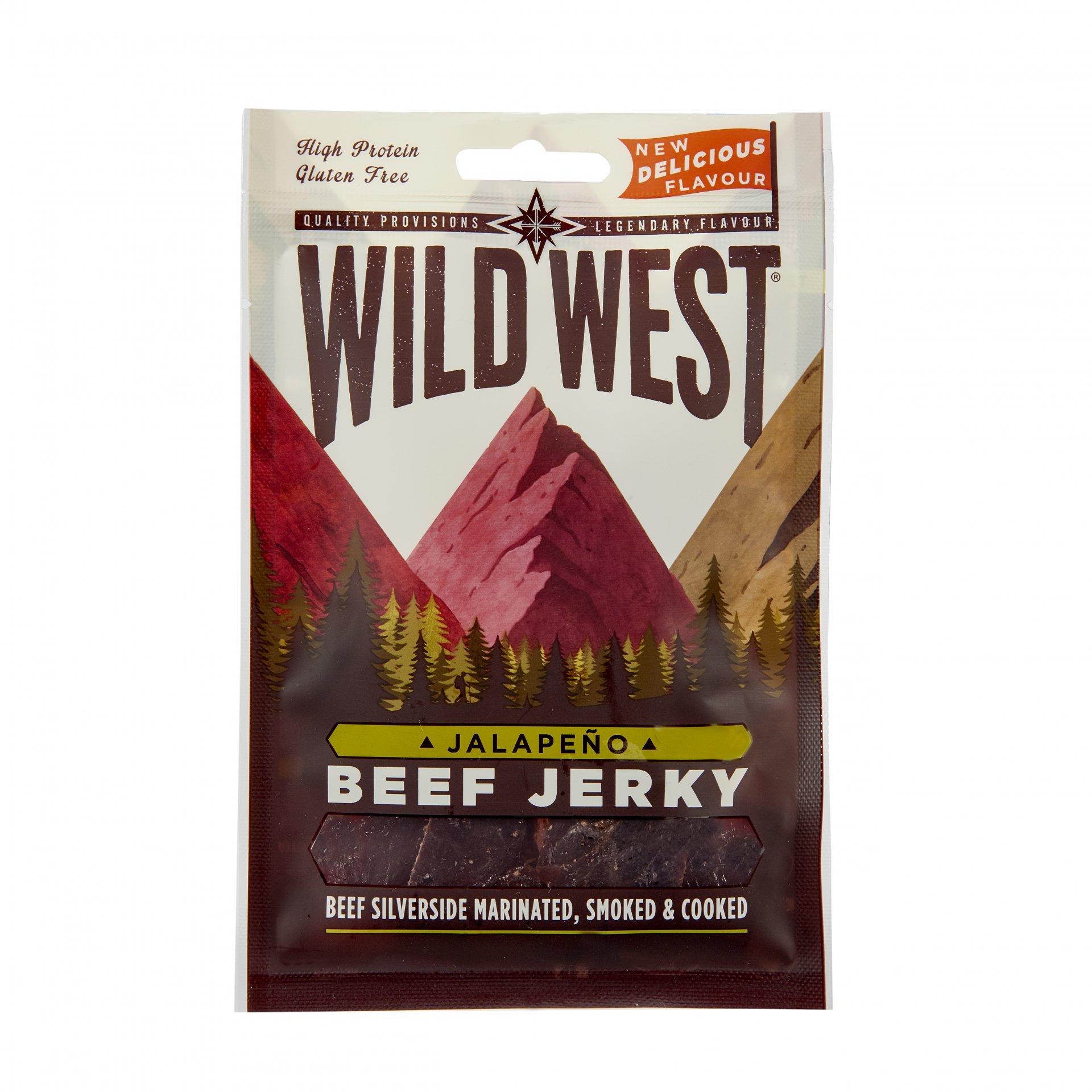 Wild West Beef Jerky Jalapeno 25g