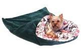 Marysa pelíšek 3v1 pro psy, zelený/liška, velikost XL
