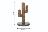 Designed by Lotte Škrabadlo kaktus dřevěné 35x35x60cm