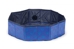 Karlie bazén, modrý/černý, 160x30cm