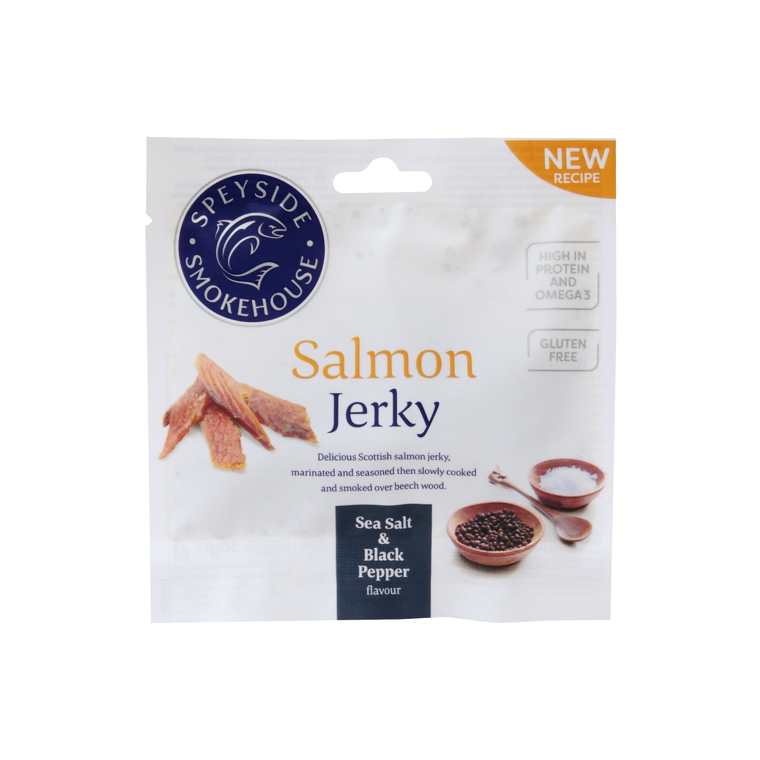 Speyside Salmon (losos) Jerky Pepper 30g
