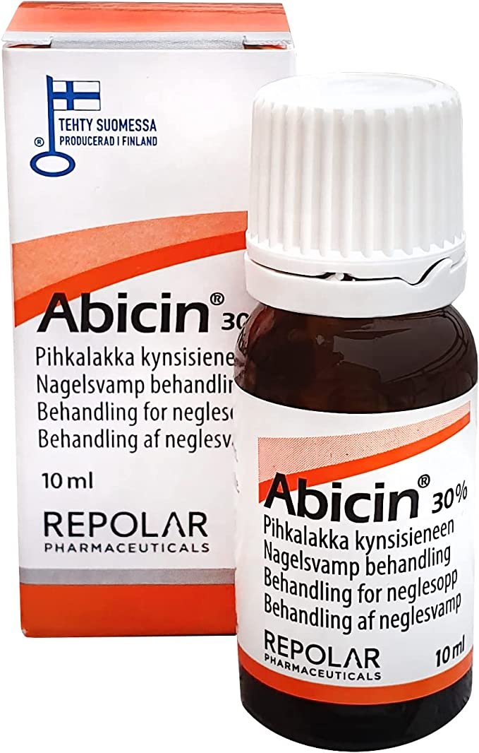 Abicin® 30% pryskyřicový lak proti plísňovým infekcím nehtů 10ml