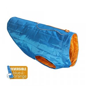 Kurgo® Loft Nepromokavá bunda pro psy Blue/Orange L