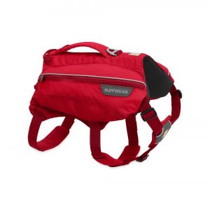 Ruffwear batoh pro psy, Singletrak Pack, červený, velikost M