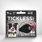 TICKLESS PET Ultrazvukový odpuzovač klíšťat a blech pro psy Černá