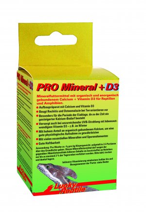 Lucky Reptile PRO Mineral   D3 60g