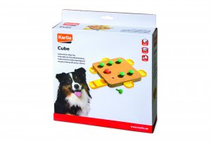 Karlie Interaktivní hračka pro psy CUBE 32x32x5cm