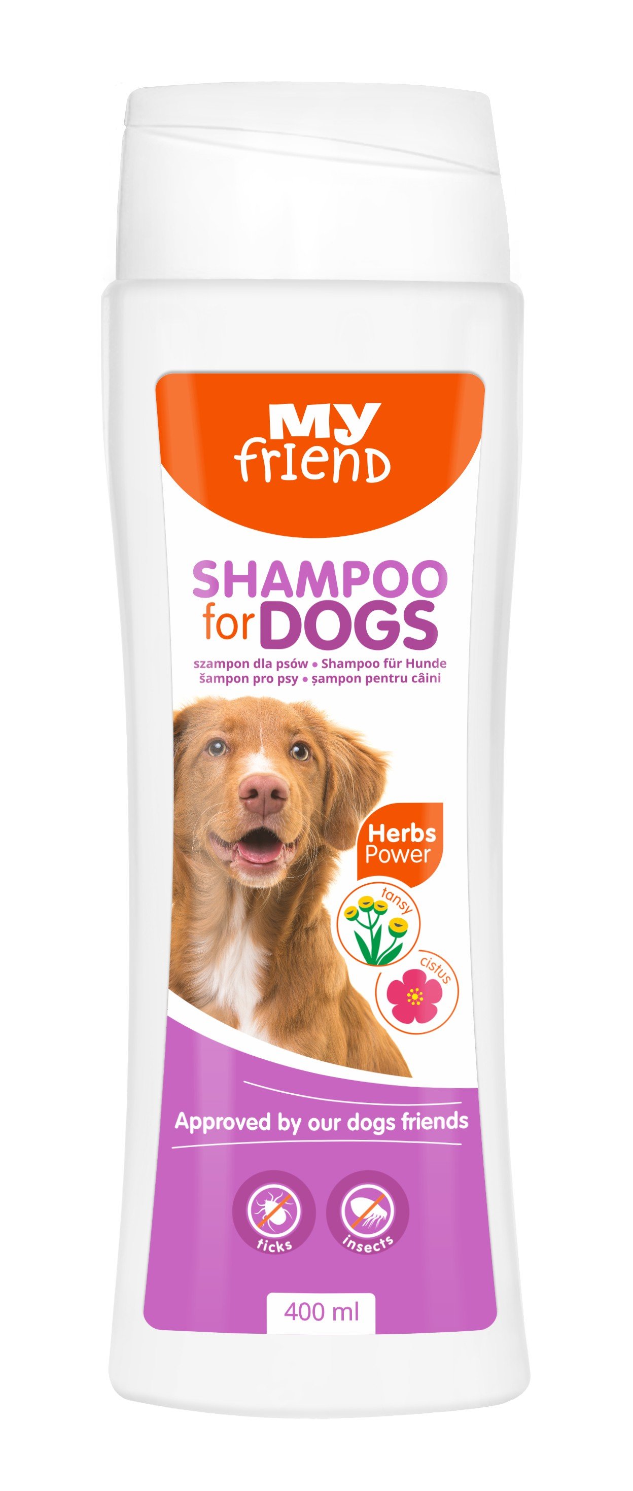 MY FRIEND Bylinný šampon pro psy 400ml